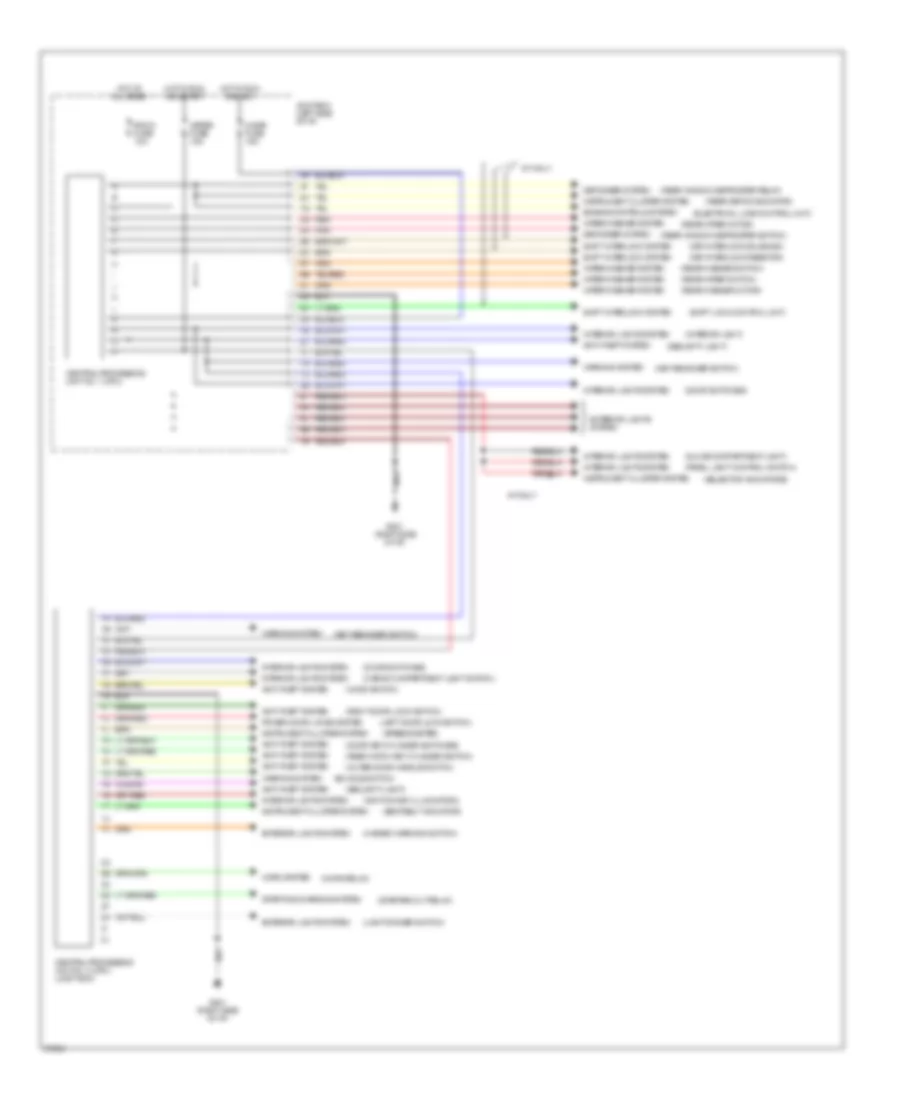 Central Processing Unit Wiring Diagram for Mazda RX-7 1995