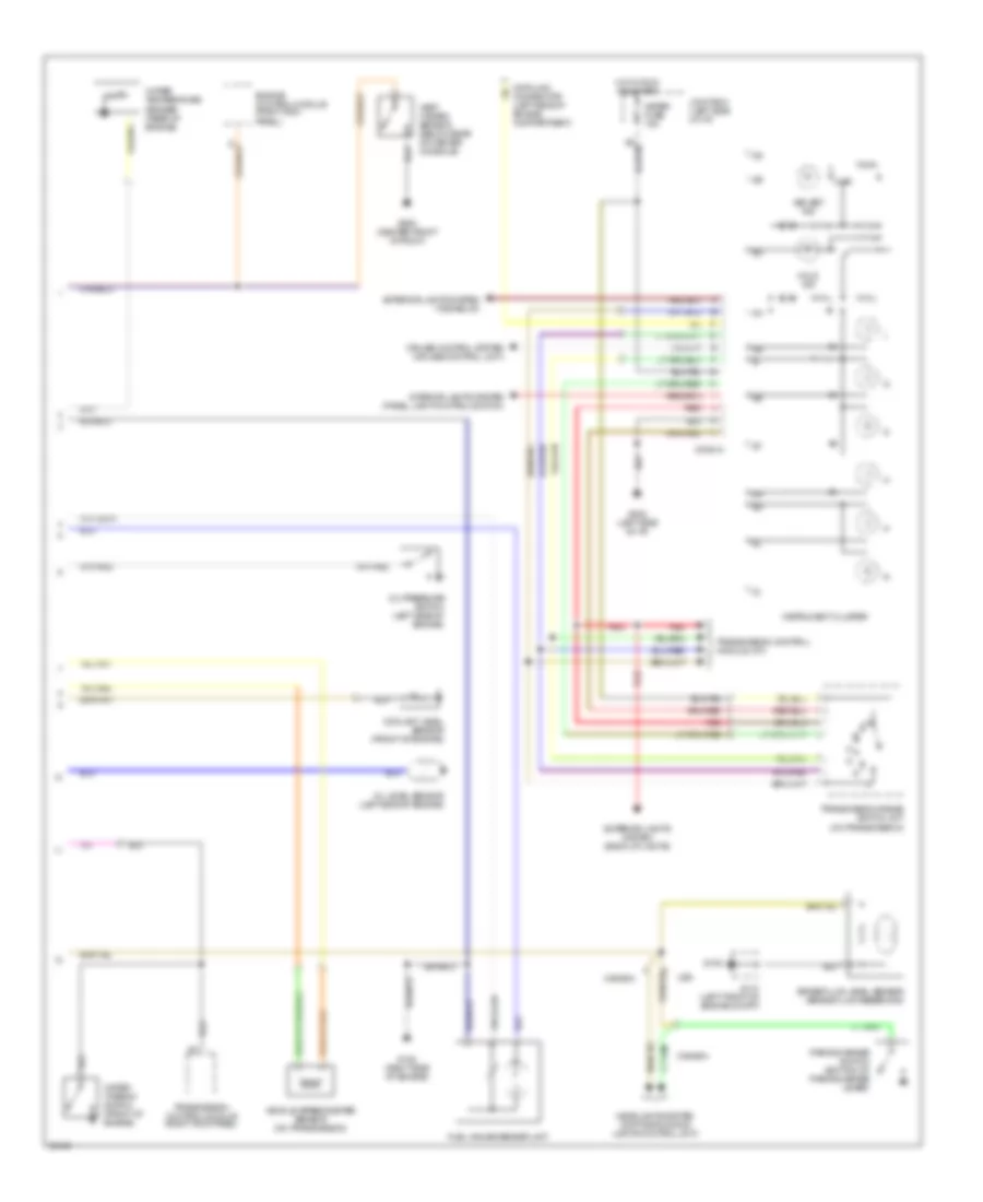 Instrument Cluster Wiring Diagram 2 of 2 for Mazda RX 7 1995
