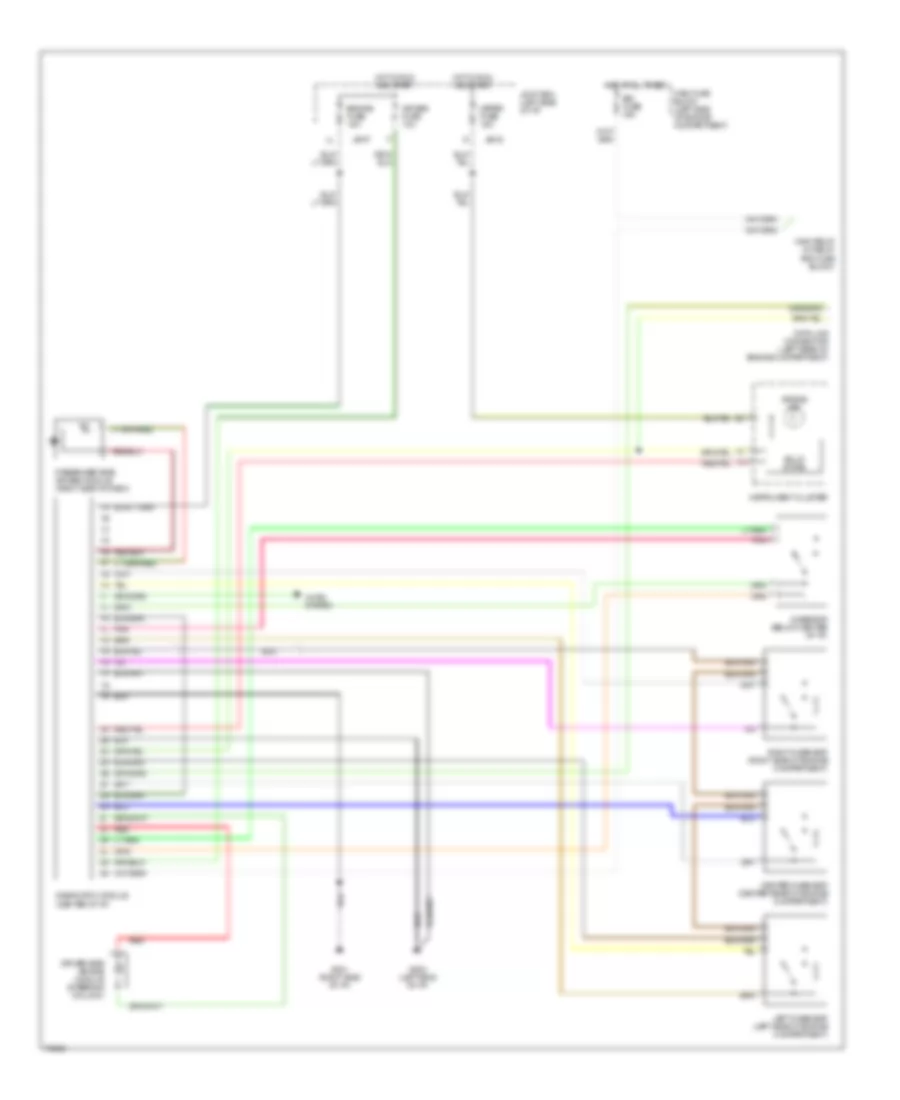 Supplemental Restraint Wiring Diagram for Mazda RX-7 1995