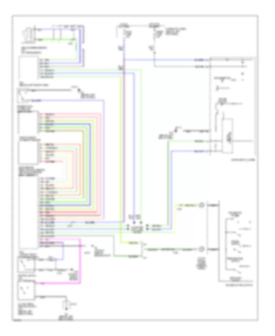 Cruise Control Wiring Diagram for Mazda RX 8 R3 2011
