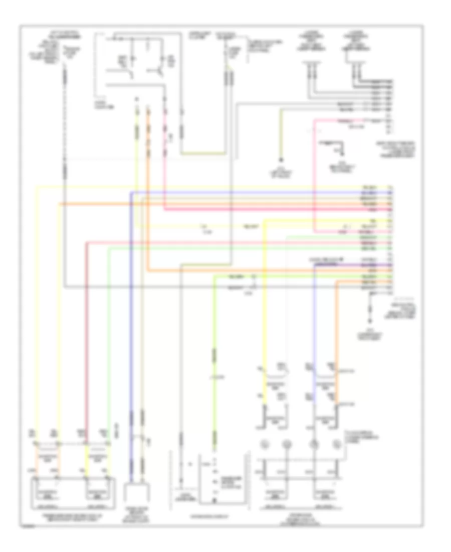 Supplemental Restraints Wiring Diagram 2 of 2 for Mazda RX 8 R3 2011