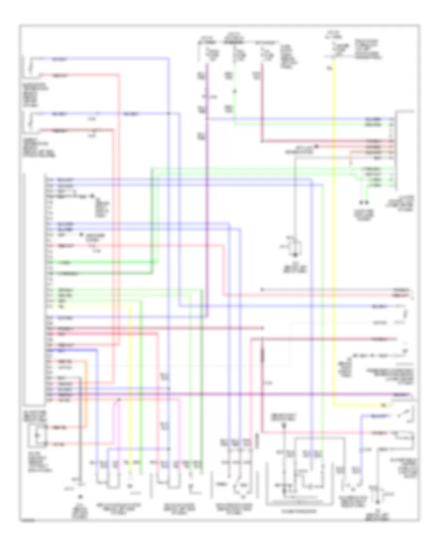 Automatic A C Wiring Diagram 1 of 2 for Mazda RX 8 Sport 2011