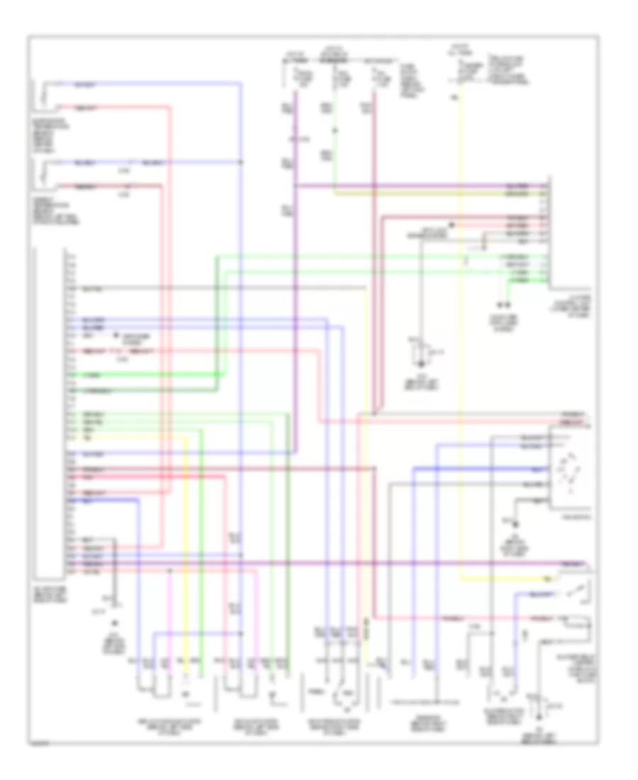 Manual AC Wiring Diagram (1 of 2) for Mazda RX-8 Sport 2011
