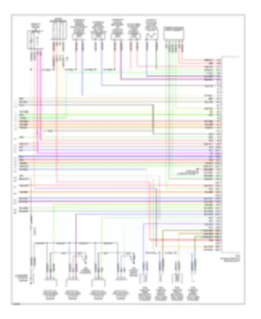 1.3L, Engine Performance Wiring Diagram (5 of 5) for Mazda RX-8 Sport 2011