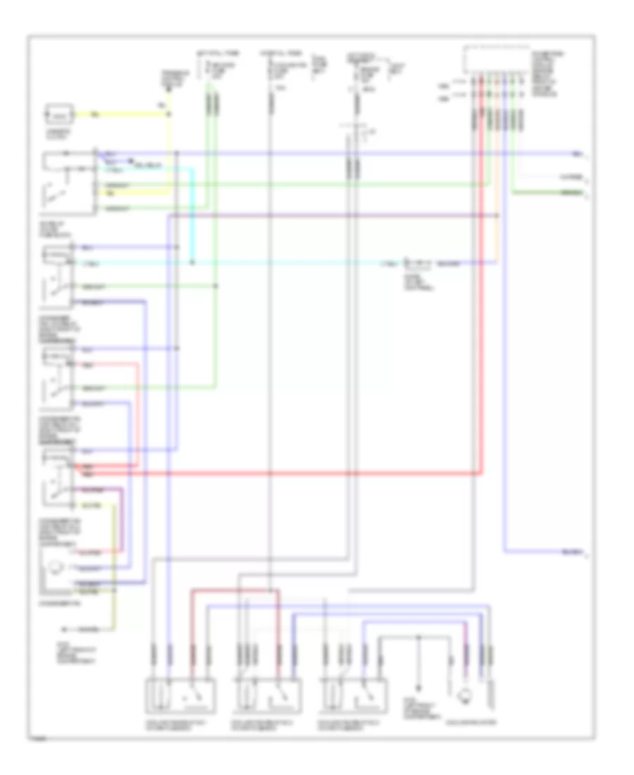 2 5L A C Wiring Diagram 1 of 2 for Mazda 626 DX 1996