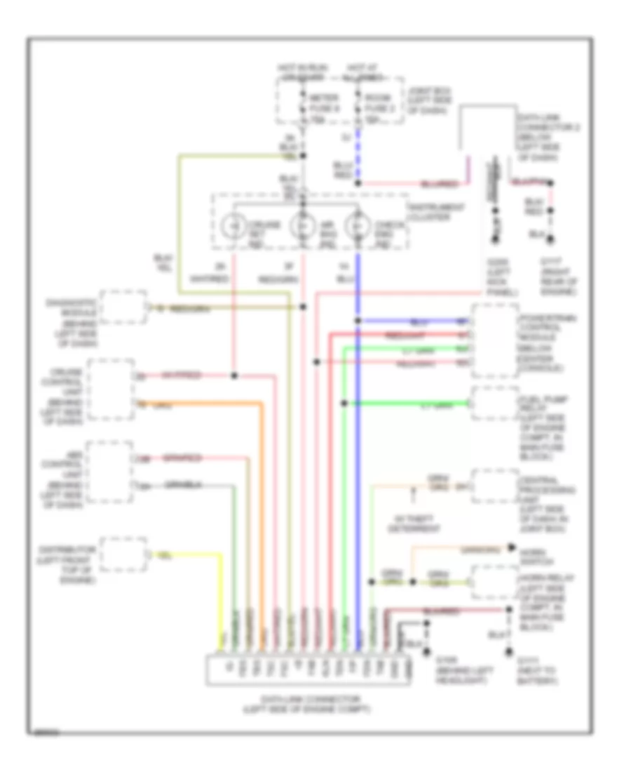 2 0L Computer Data Lines M T for Mazda 626 DX 1996