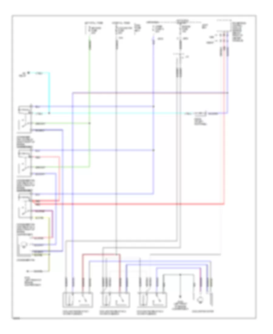 2 5L Cooling Fan Wiring Diagram for Mazda 626 DX 1996