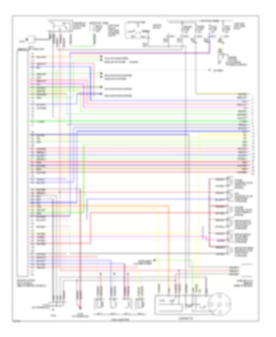 2 0L Engine Performance Wiring Diagrams M T 1 of 2 for Mazda 626 DX 1996