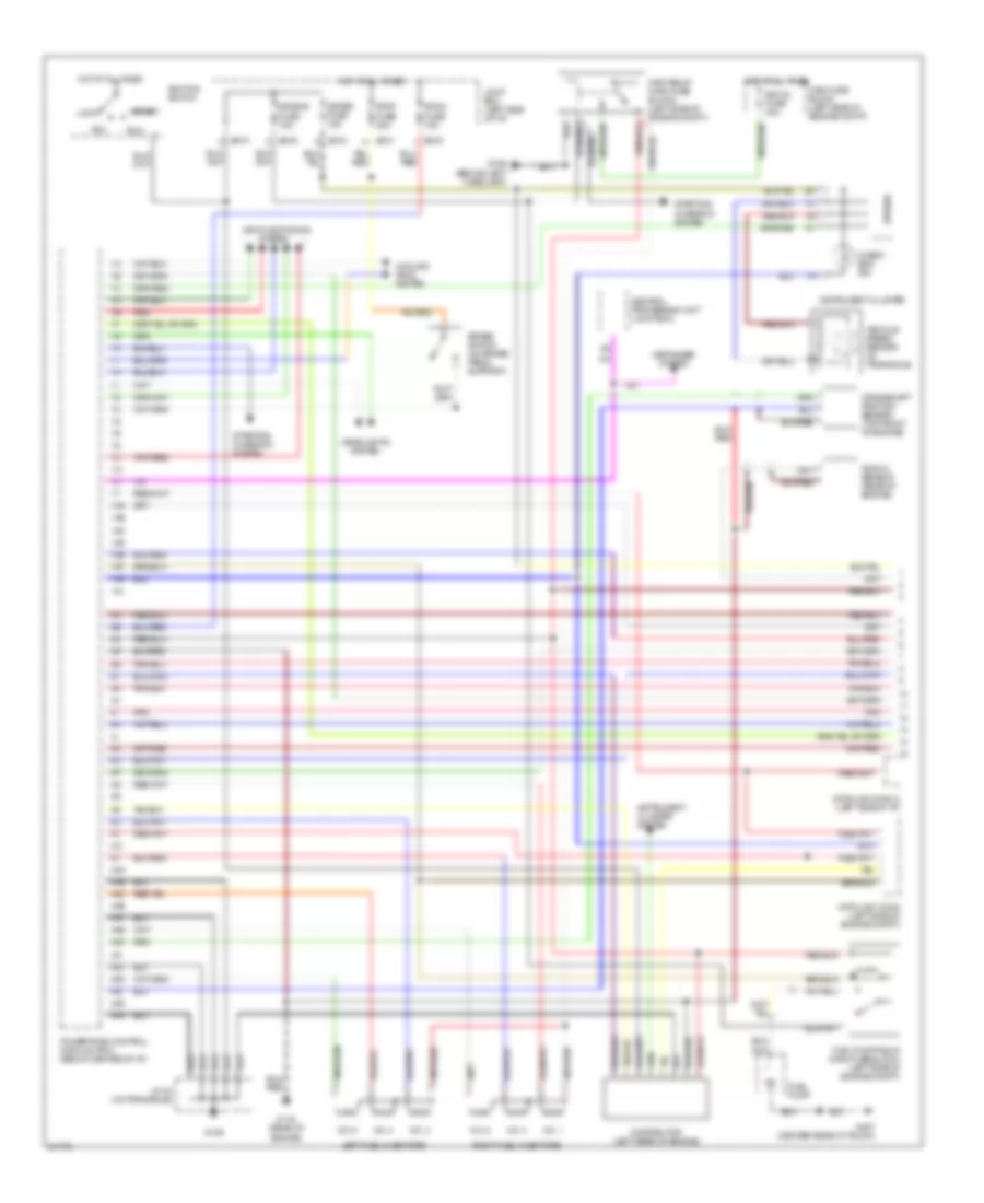 2 5L Engine Performance Wiring Diagrams 1 of 2 for Mazda 626 DX 1996