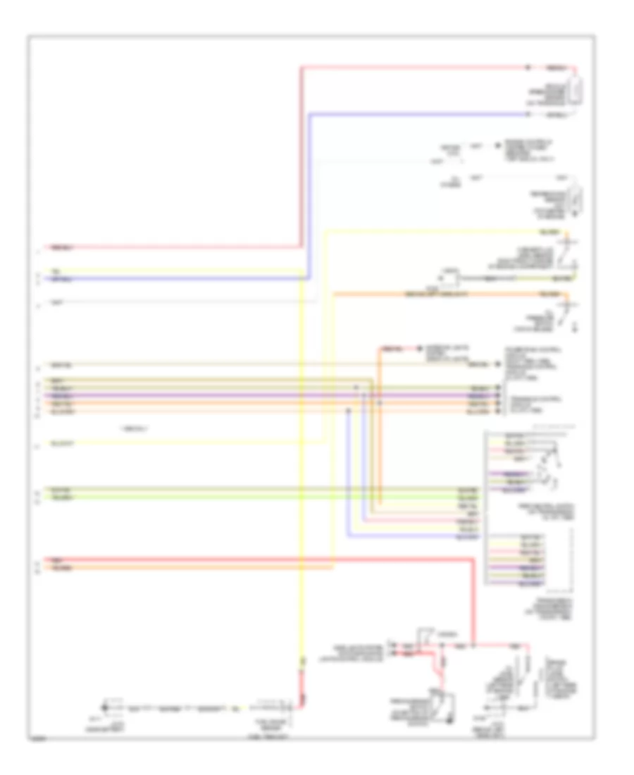 Instrument Cluster Wiring Diagram 2 of 2 for Mazda 626 DX 1996