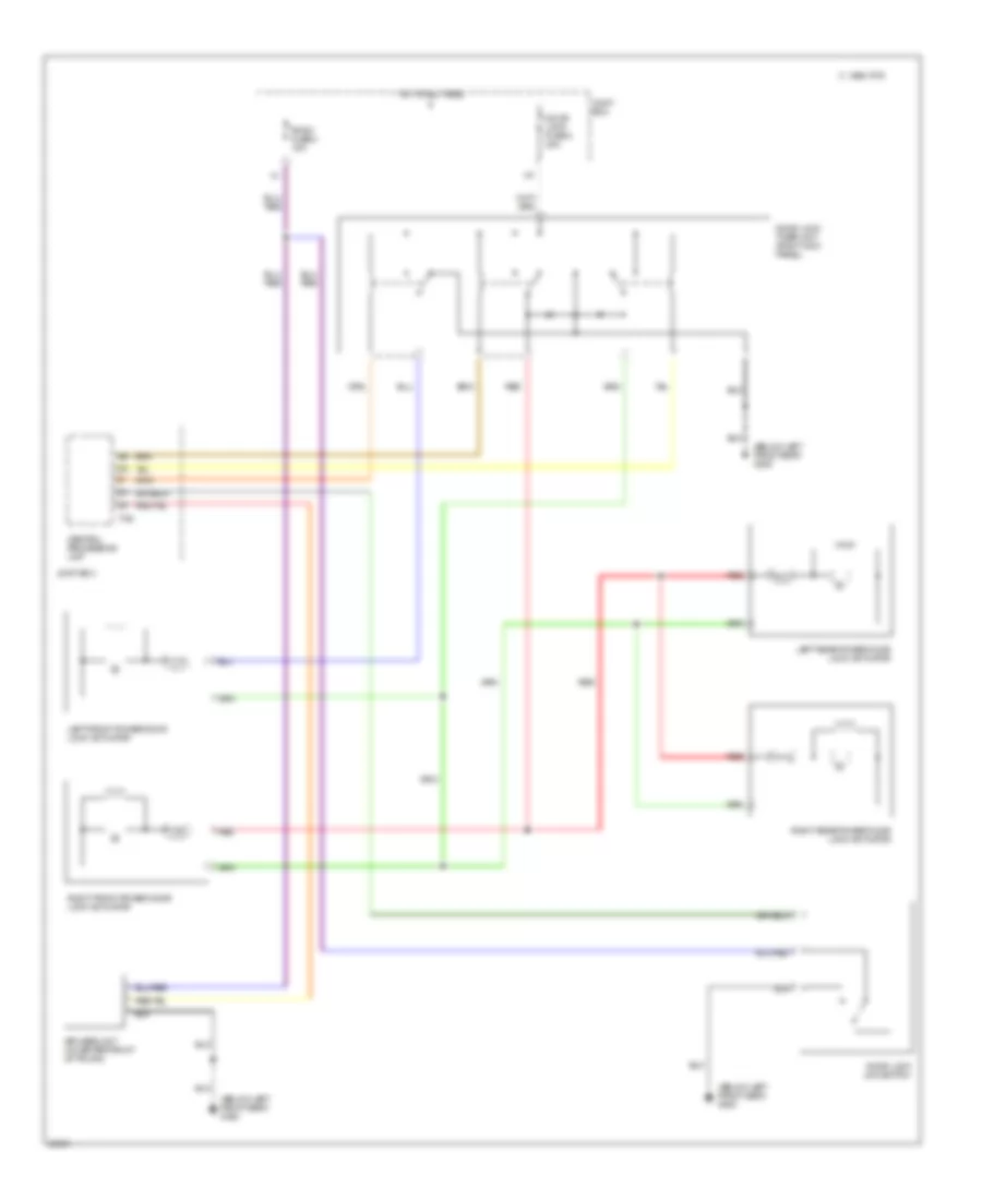 Keyless Entry Wiring Diagram for Mazda 626 DX 1996