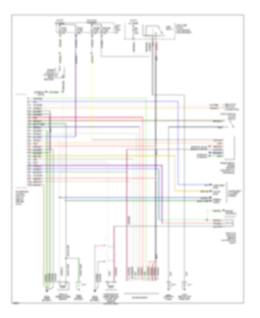 2 0L Transmission Wiring Diagram for Mazda 626 DX 1996