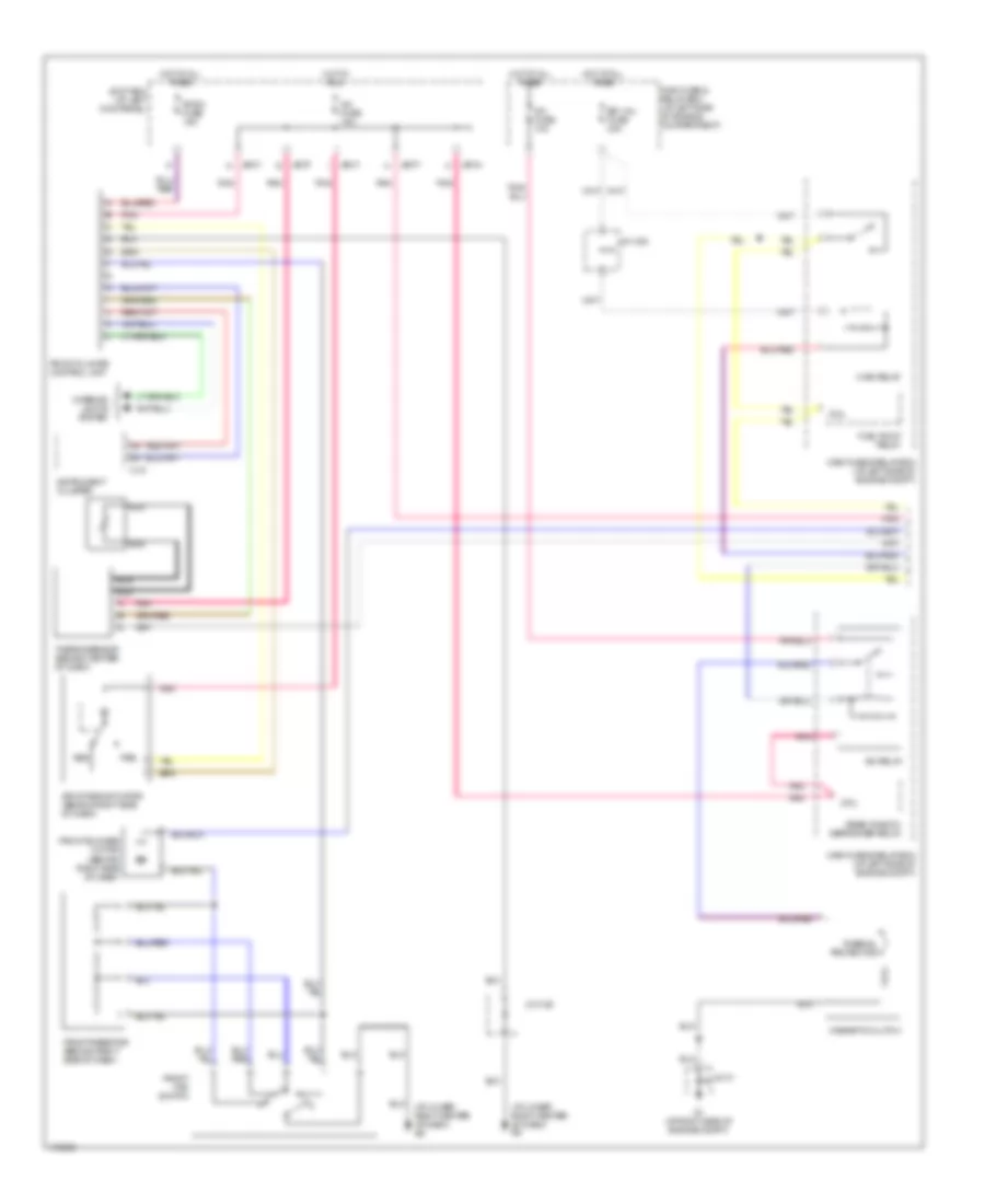 Front A C Wiring Diagram 1 of 2 for Mazda MPV ES 2003