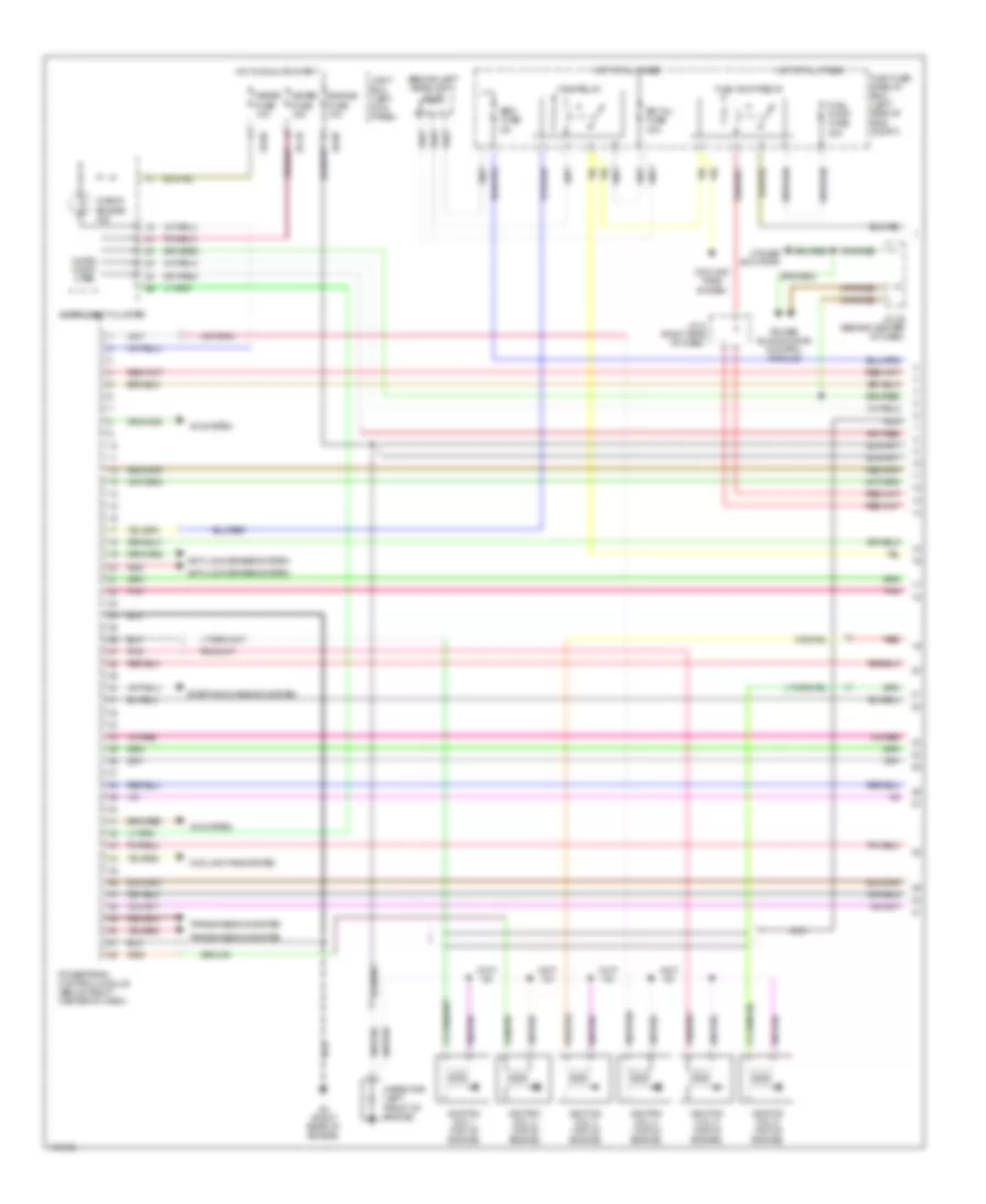 3 0L Engine Performance Wiring Diagram 1 of 3 for Mazda MPV ES 2003
