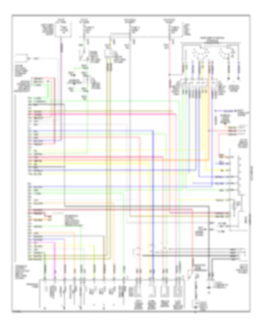 A T Wiring Diagram for Mazda MPV ES 2003