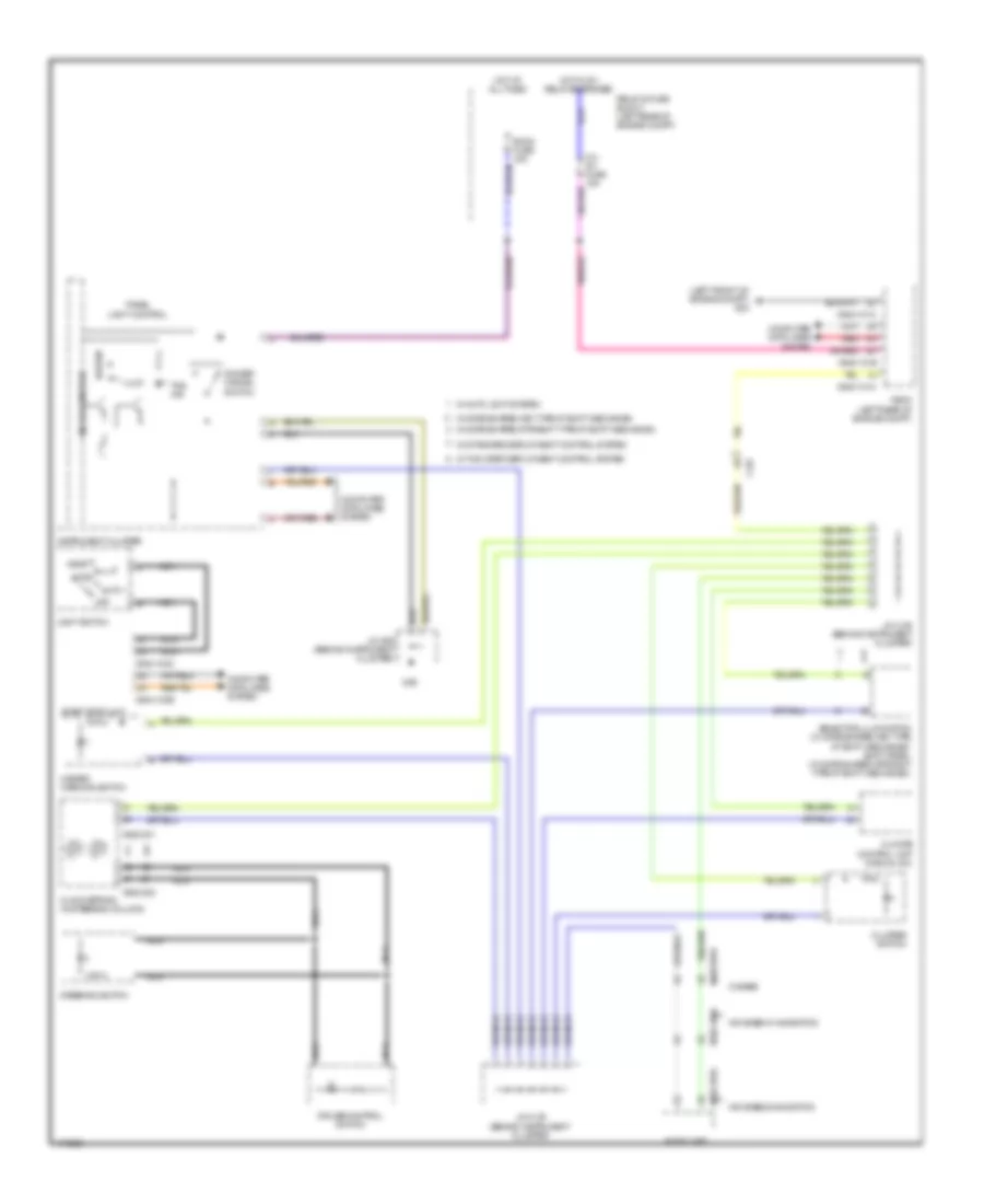 Instrument Illumination Wiring Diagram for Mazda CX 5 Sport 2014
