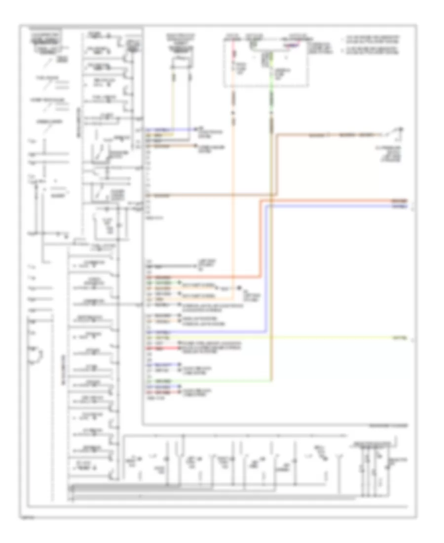 Instrument Cluster Wiring Diagram 1 of 2 for Mazda 6 i SV 2010