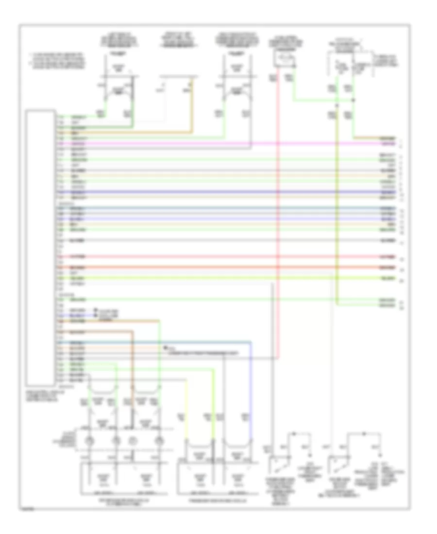 Supplemental Restraints Wiring Diagram 1 of 2 for Mazda 6 i SV 2010