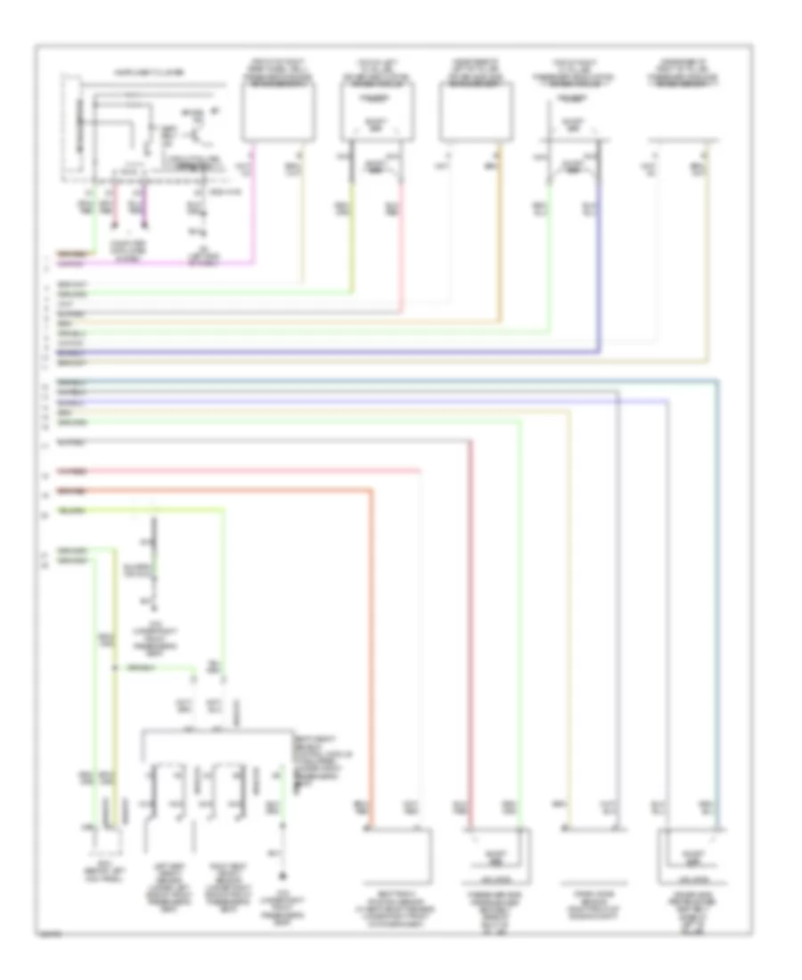 Supplemental Restraints Wiring Diagram (2 of 2) for Mazda 6 i SV 2010