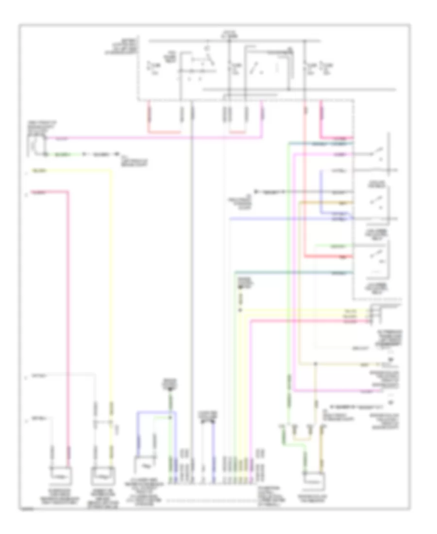 Manual AC Wiring Diagram (2 of 2) for Mazda Tribute Hybrid Grand Touring 2011