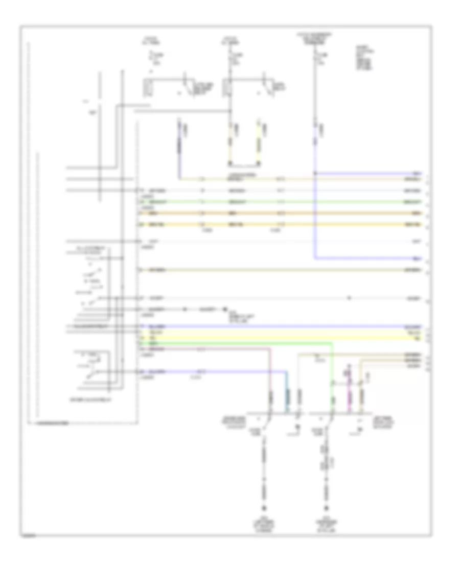 Forced Entry Wiring Diagram 1 of 2 for Mazda Tribute Hybrid Grand Touring 2011