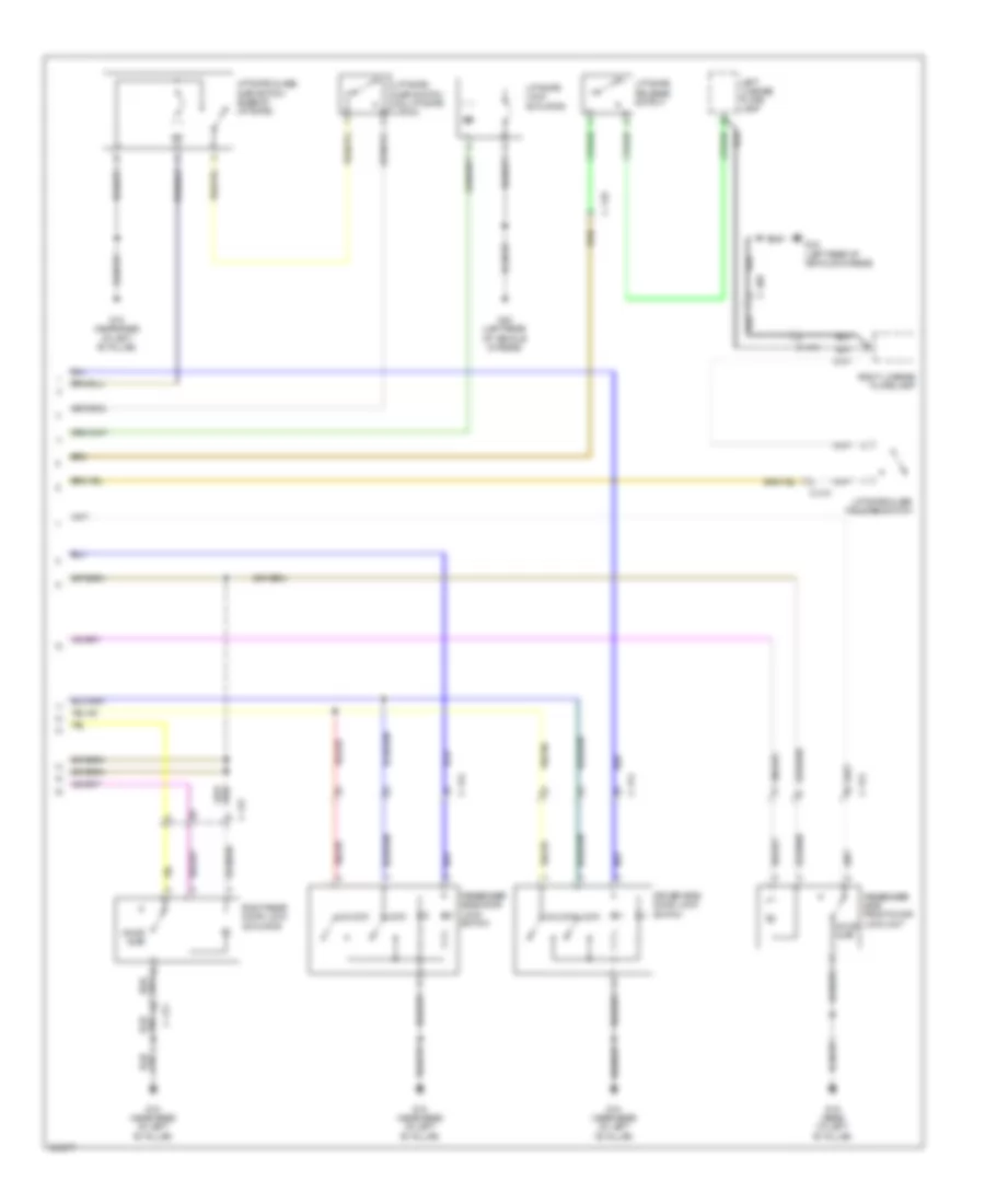Forced Entry Wiring Diagram 2 of 2 for Mazda Tribute Hybrid Grand Touring 2011