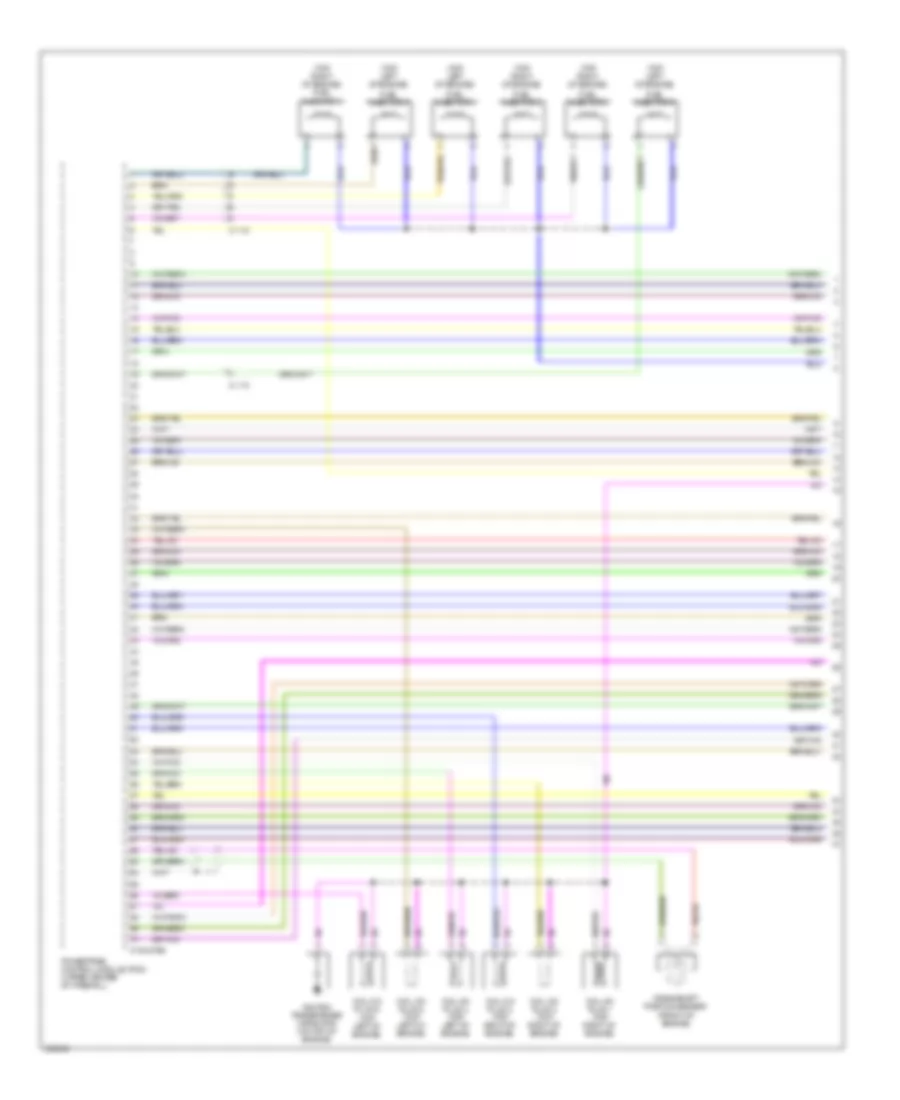 3.0L, Engine Performance Wiring Diagram (1 of 5) for Mazda Tribute Hybrid Grand Touring 2011