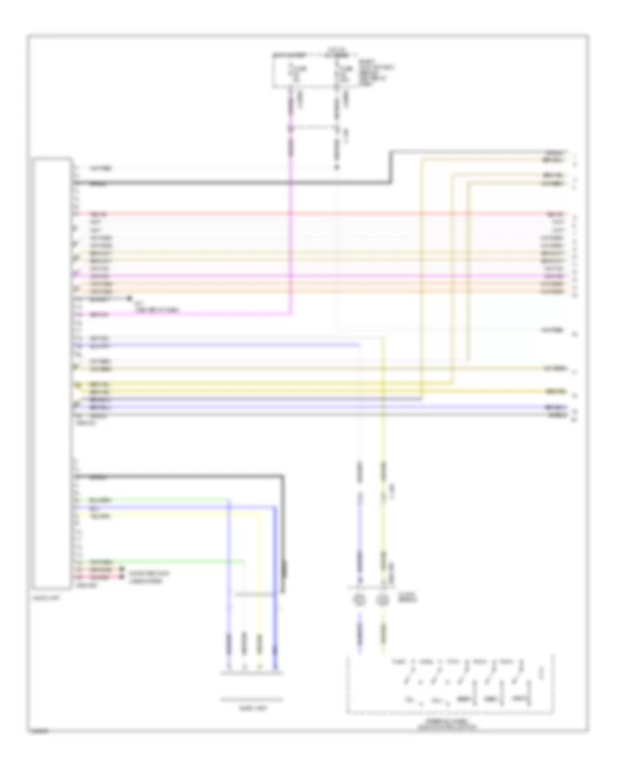 Navigation Wiring Diagram 1 of 2 for Mazda Tribute Hybrid Grand Touring 2011