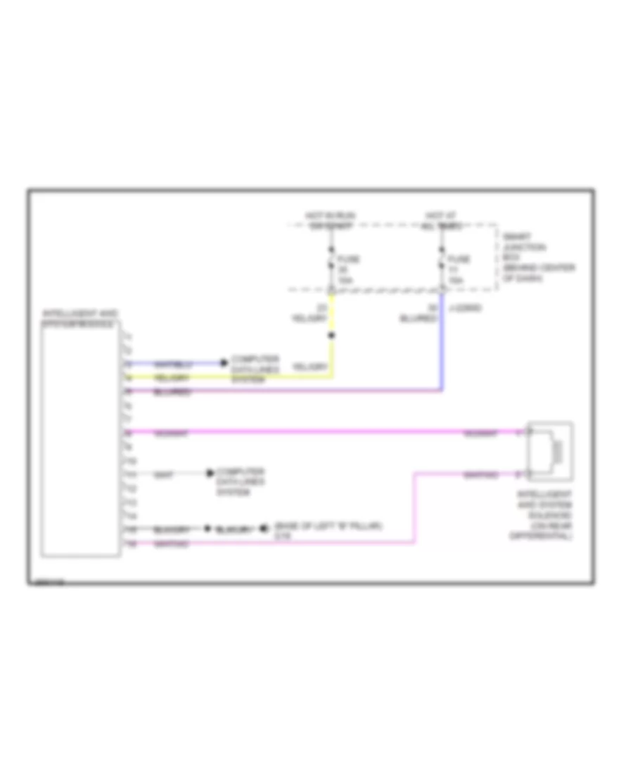 4WD Wiring Diagram for Mazda Tribute Hybrid Grand Touring 2011