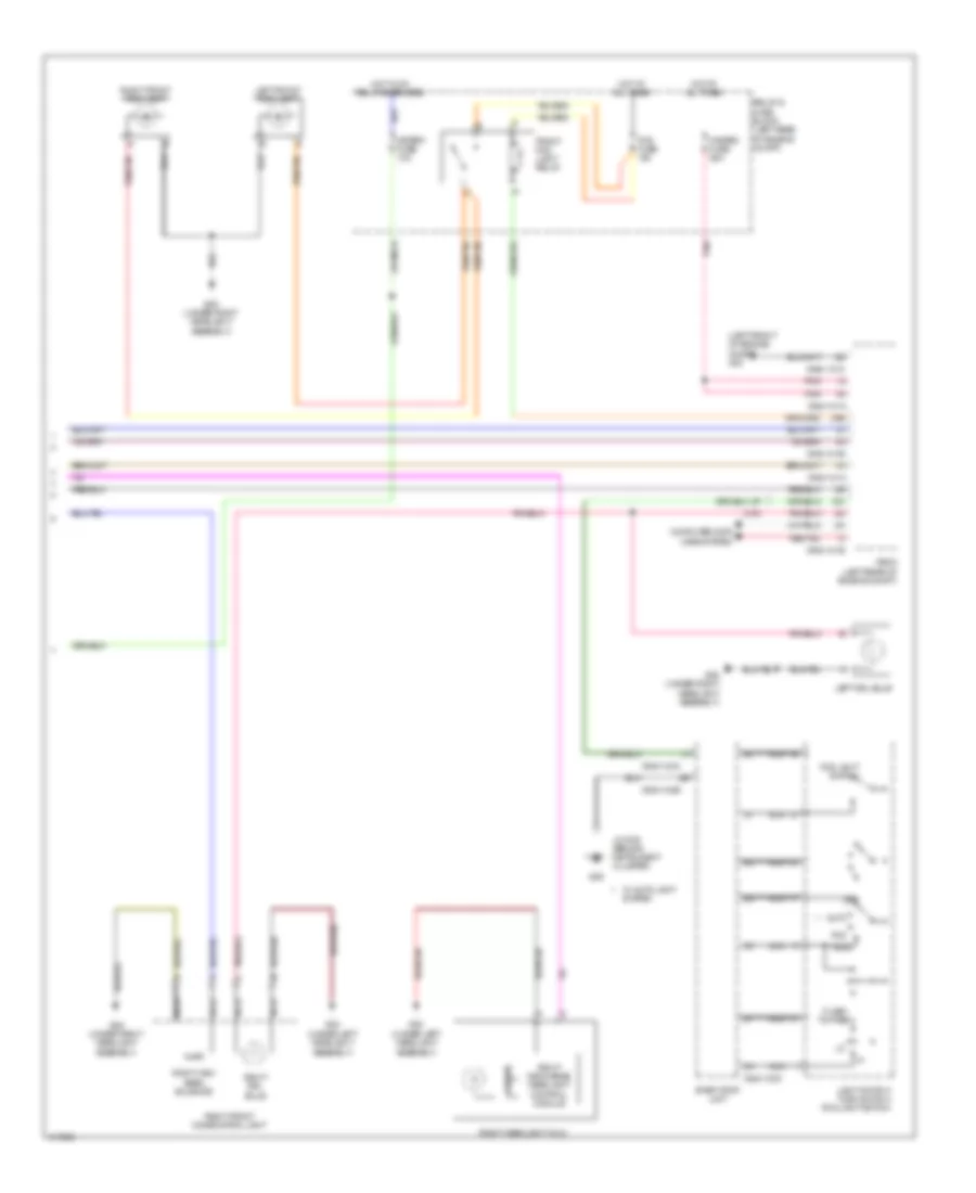 Headlamps Wiring Diagram, with HID (2 of 2) for Mazda CX-5 Touring 2014