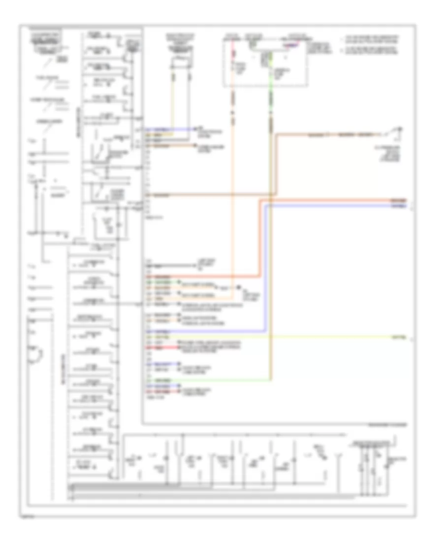 Instrument Cluster Wiring Diagram 1 of 2 for Mazda 6 i Touring 2010