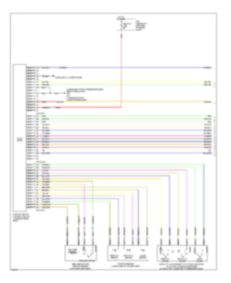 Memory Systems Wiring Diagram 1 of 2 for Mazda 6 i Touring 2010