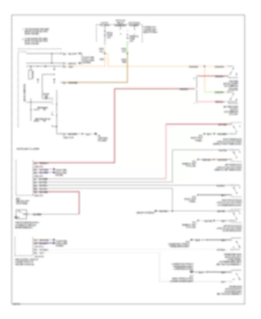 Chime Wiring Diagram for Mazda 6 i Touring 2010