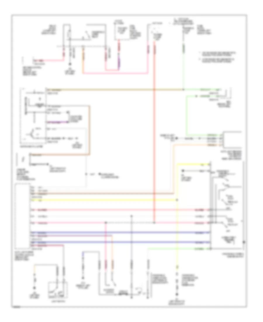 Wiper Washer Wiring Diagram with Auto Wiper System for Mazda 6 i Touring 2010