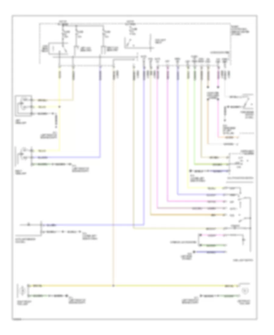 Headlights Wiring Diagram for Mazda Tribute Hybrid Touring 2011