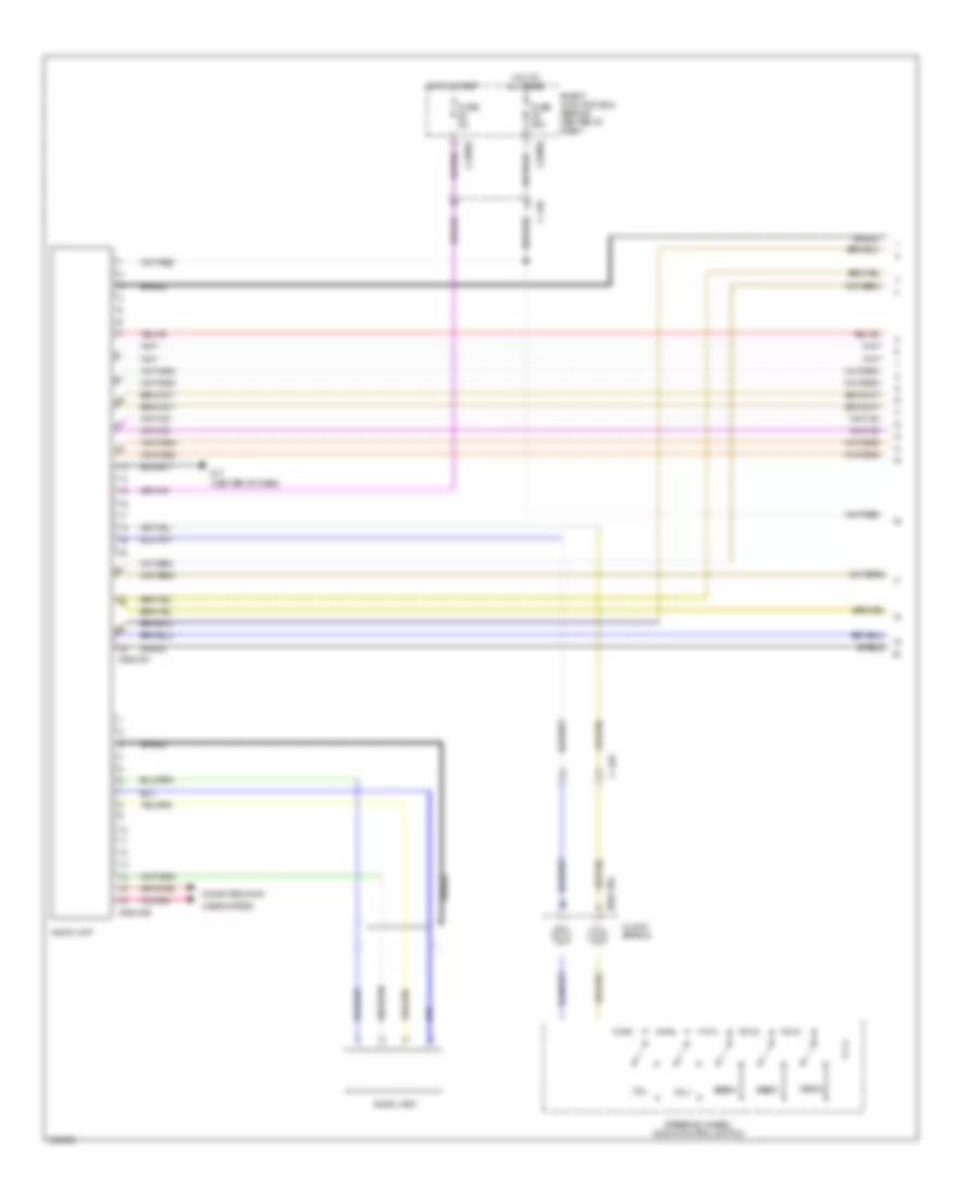 Navigation Wiring Diagram 1 of 2 for Mazda Tribute Hybrid Touring 2011