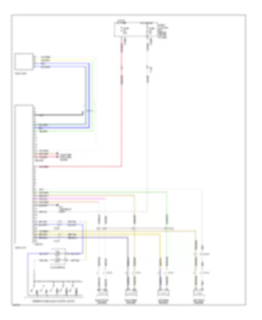 Radio Wiring Diagram Base without Navigation for Mazda Tribute Hybrid Touring 2011