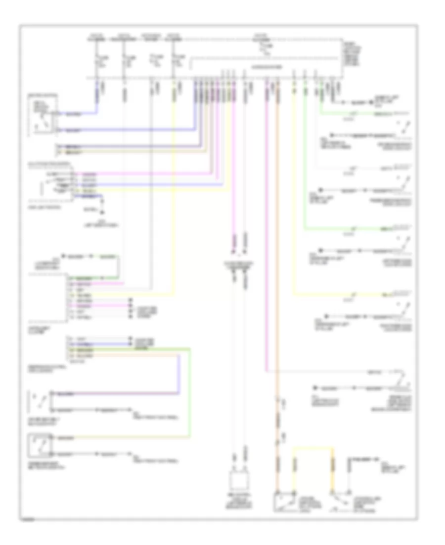 Warning Systems Wiring Diagram for Mazda Tribute Hybrid Touring 2011