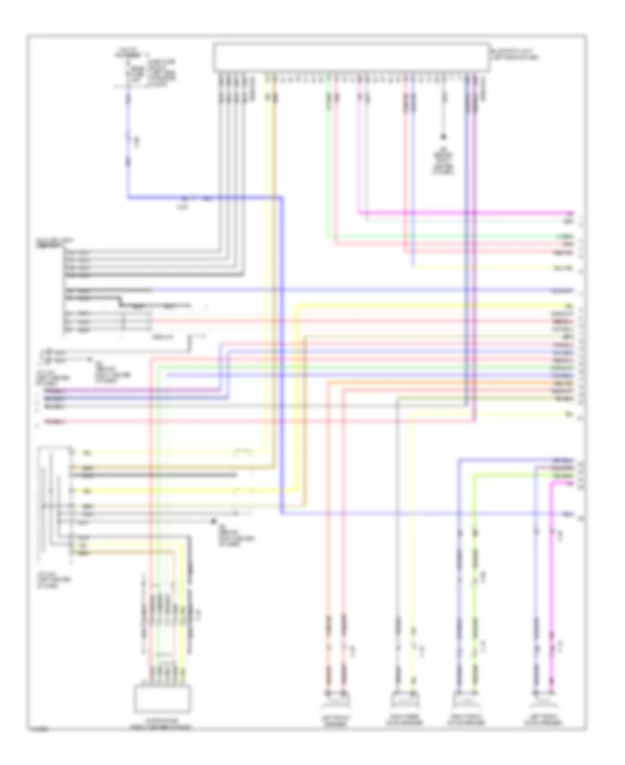 Radio Wiring Diagram, with Bose (3 of 4) for Mazda CX-9 Grand Touring 2014