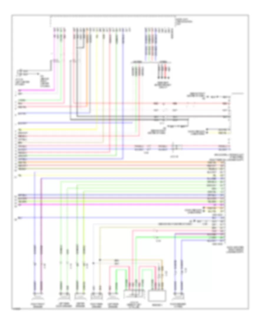 Radio Wiring Diagram, with Bose (4 of 4) for Mazda CX-9 Grand Touring 2014