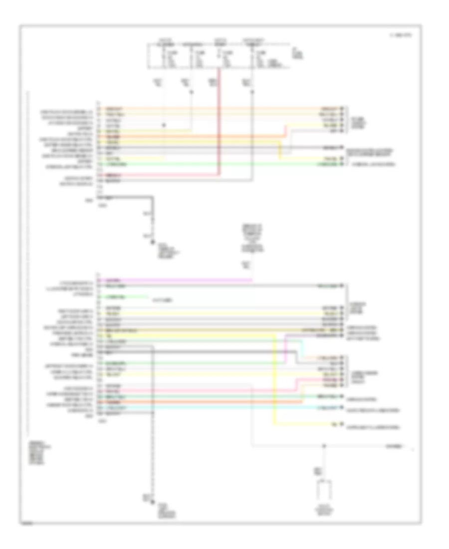 Body Computer Wiring Diagrams 1 of 2 for Mazda B1996 2300