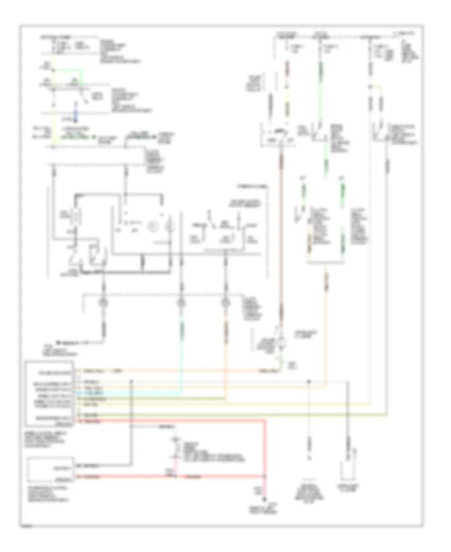 Cruise Control Wiring Diagram for Mazda B1996 2300