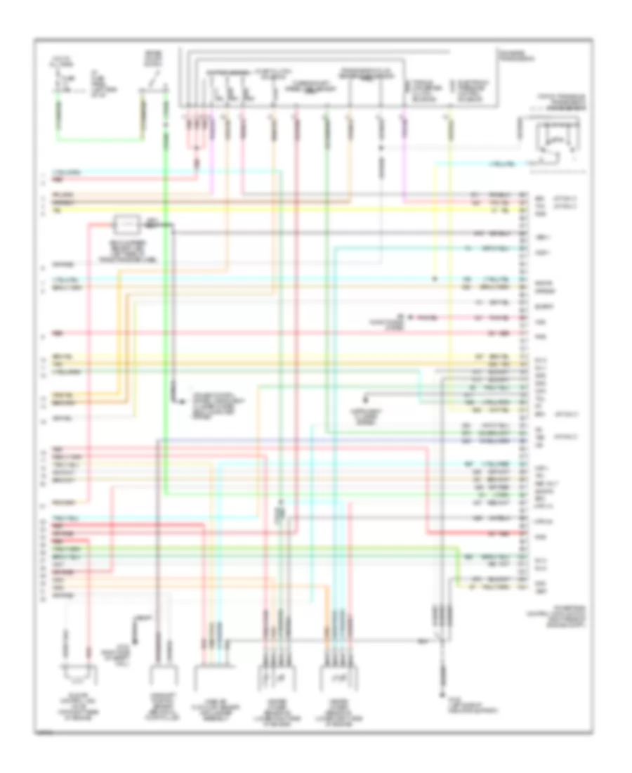 2 3L Engine Performance Wiring Diagrams 4 of 4 for Mazda B1996 2300