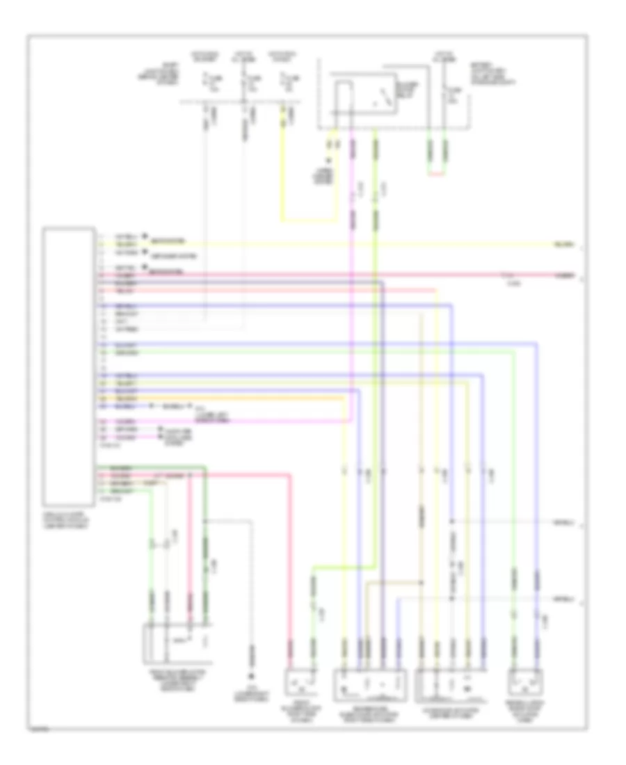 Электросхема кондиционера с ручный управлением (1 из 2) для Mazda Tribute i Sport 2011