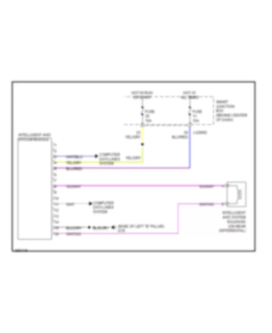 4WD Wiring Diagram for Mazda Tribute i Sport 2011