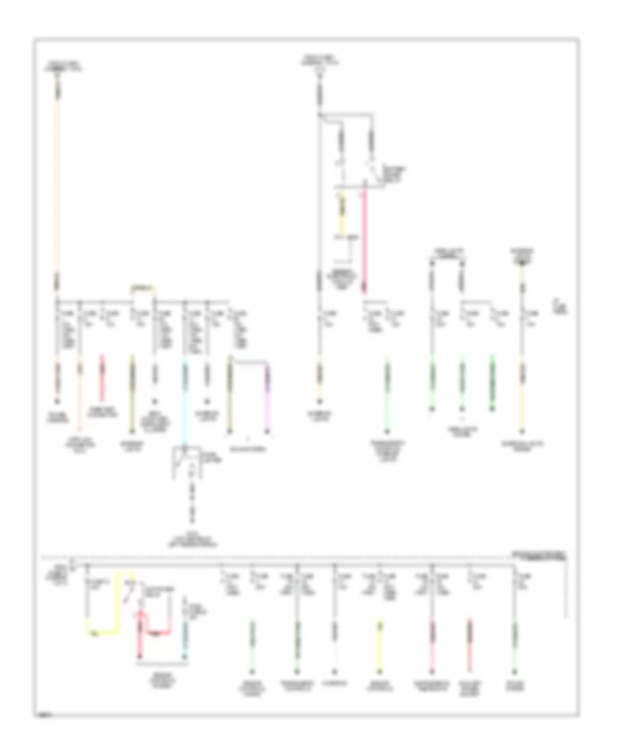 Power Distribution Wiring Diagram 2 of 2 for Mazda BSE 1996 2300