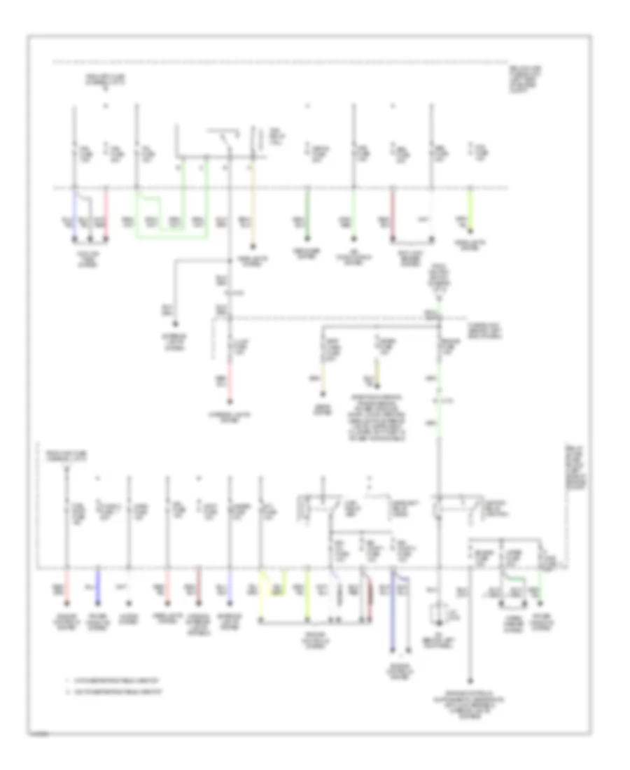 Power Distribution Wiring Diagram 2 of 2 for Mazda MX 5 Miata Club 2014
