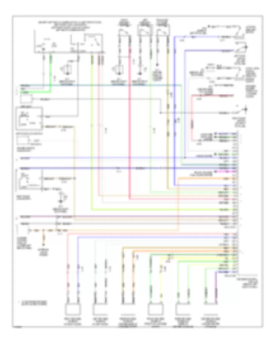 Anti theft Wiring Diagram 2 of 2 for Mazda MX 5 Miata Grand Touring 2014