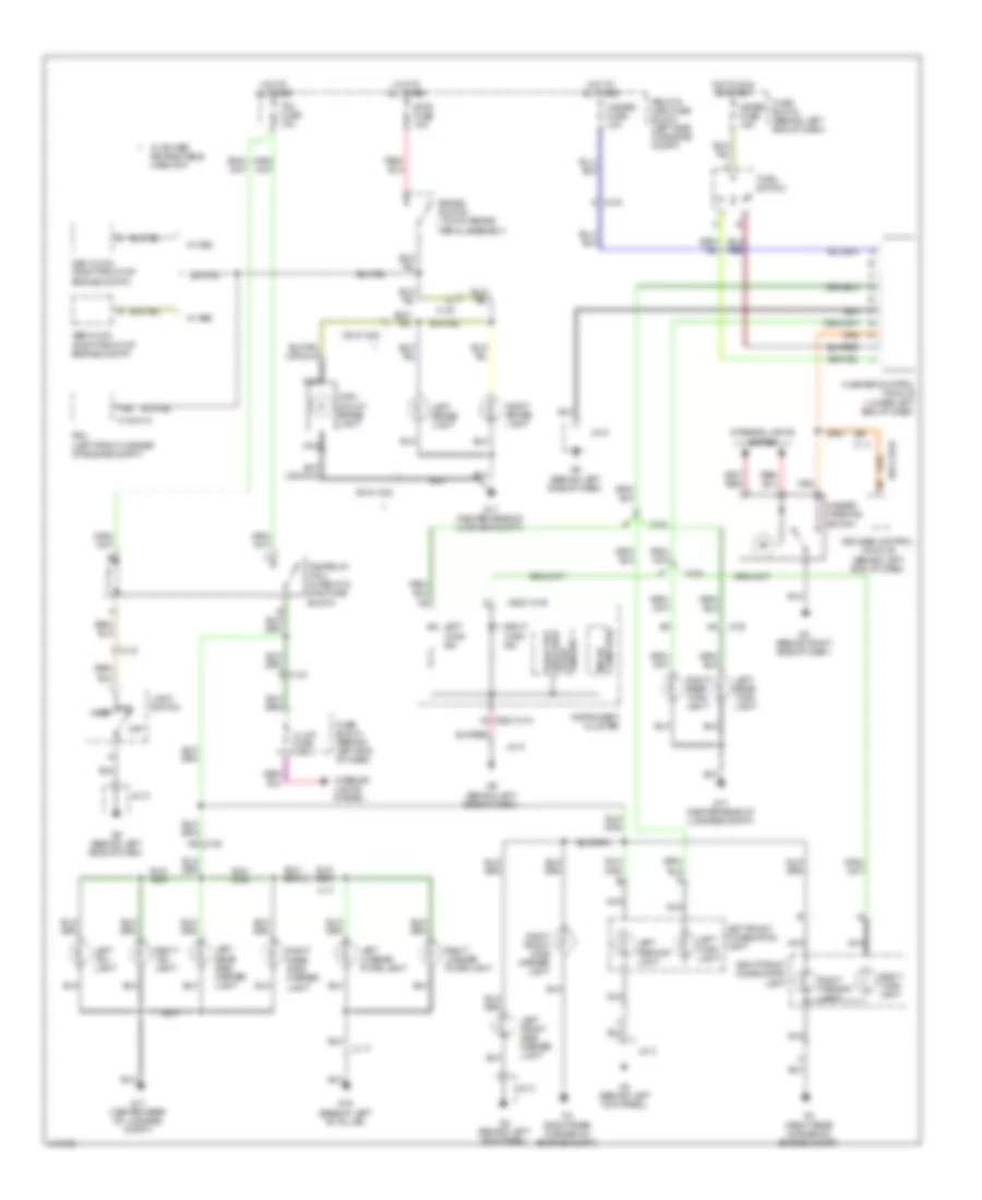 Exterior Lamps Wiring Diagram for Mazda MX 5 Miata Grand Touring 2014