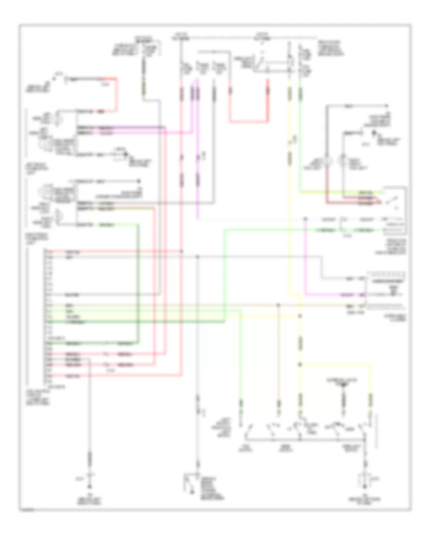 Headlights Wiring Diagram with HID with DRL for Mazda MX 5 Miata Grand Touring 2014